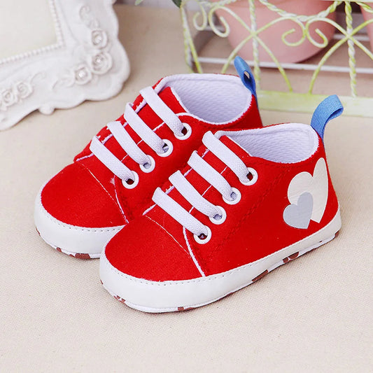 Newborn Shoes Infant First Walkers Baby Cartoon Girls Boys Soft Prewalker Casual Flats Canvas Sneakers Shoes Sapatos Infantil